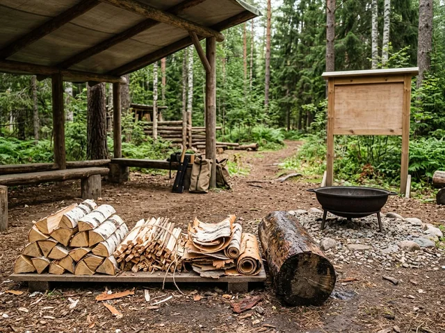 Дрова для школы выживания и туризма в Нижнекамске